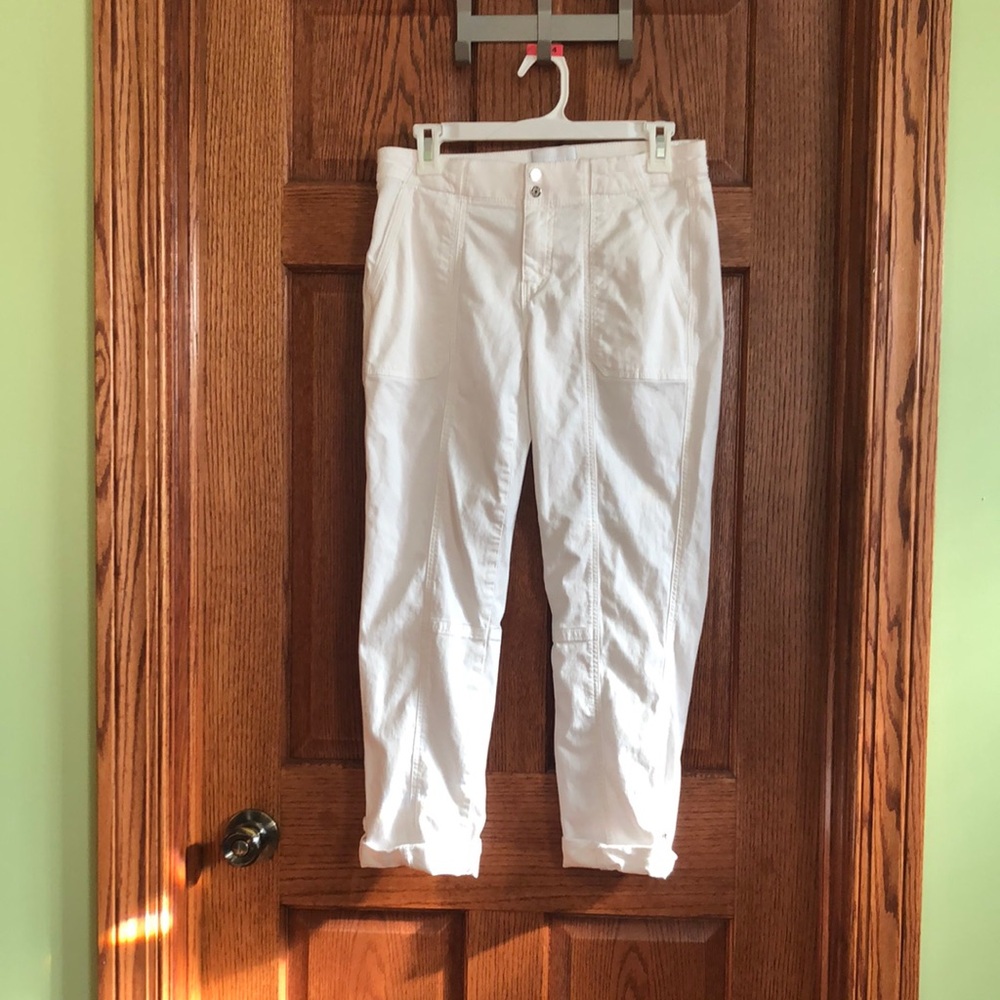 White House Black Market White Straight Leg Jeans - Picture 8 of 8
